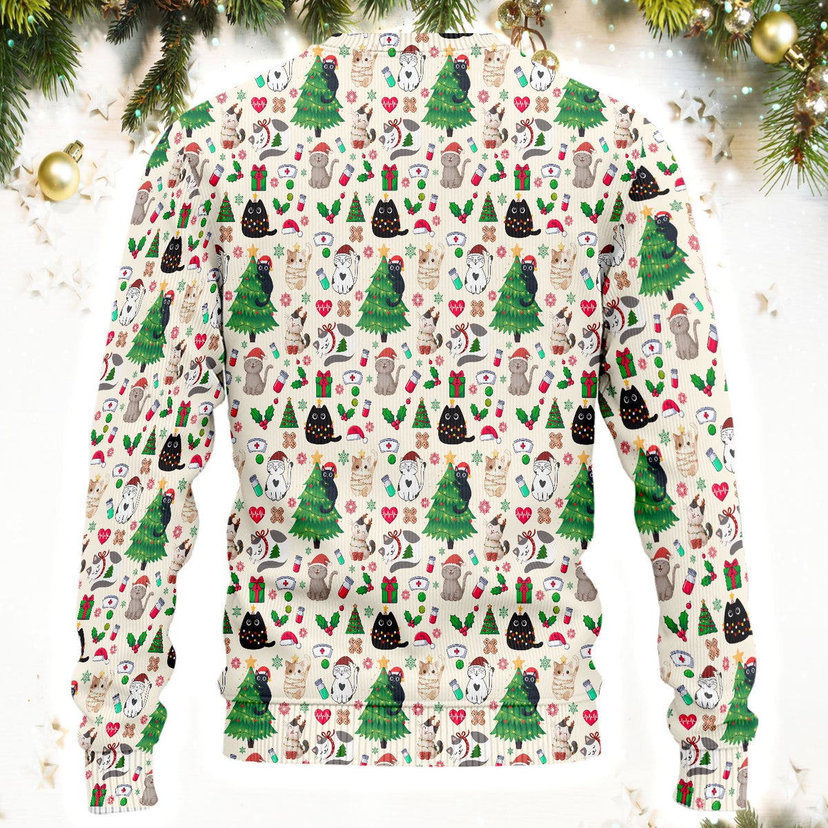 Christmas Pet Nurse Scrub Set