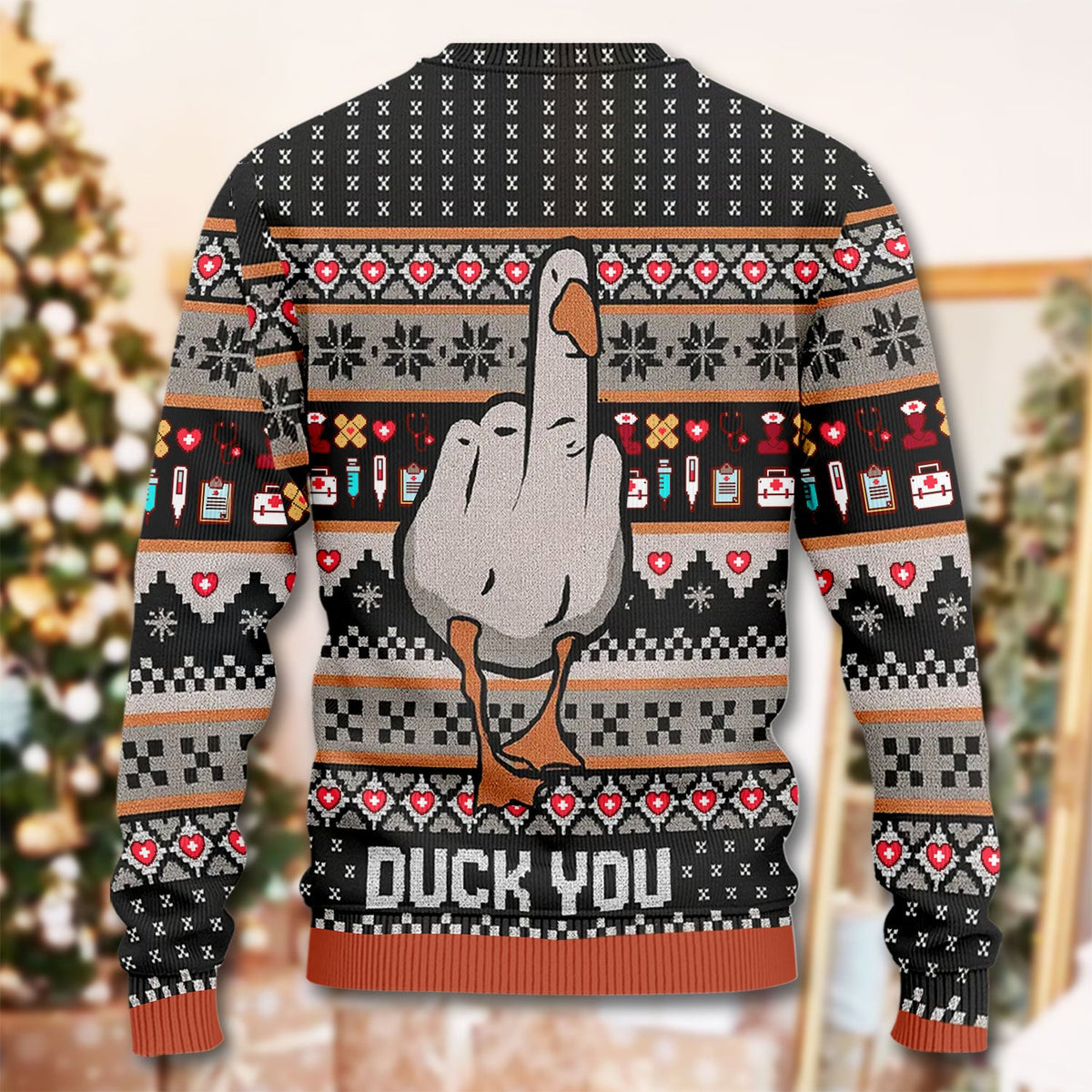 Duck Ugly Christmas Sweater