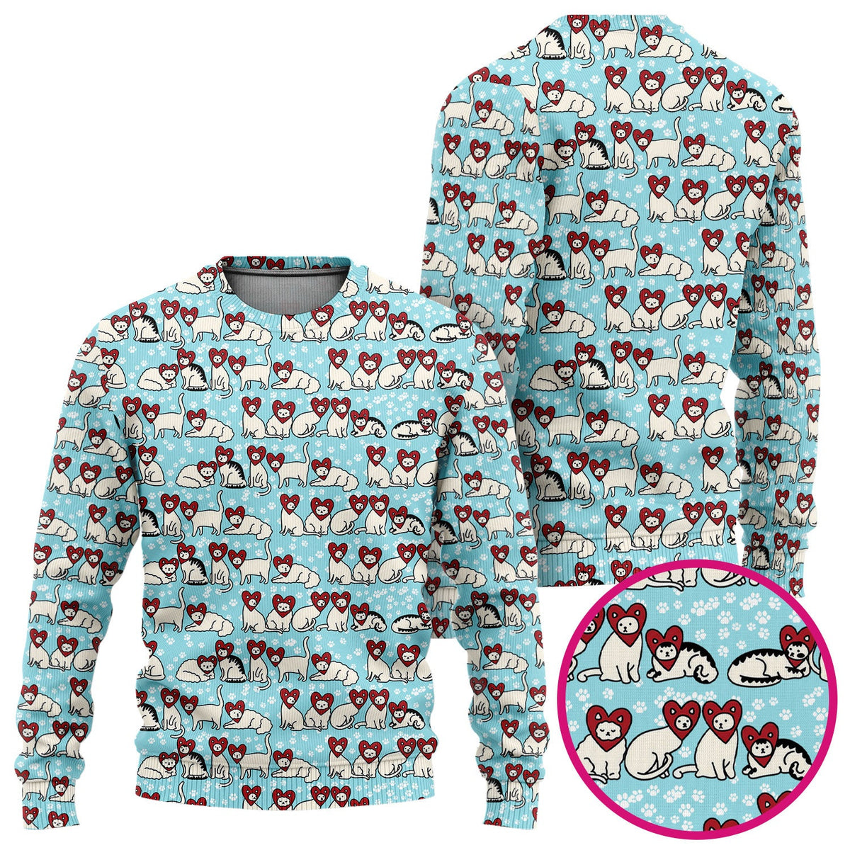 Cat Heart Nurse Scrub Set