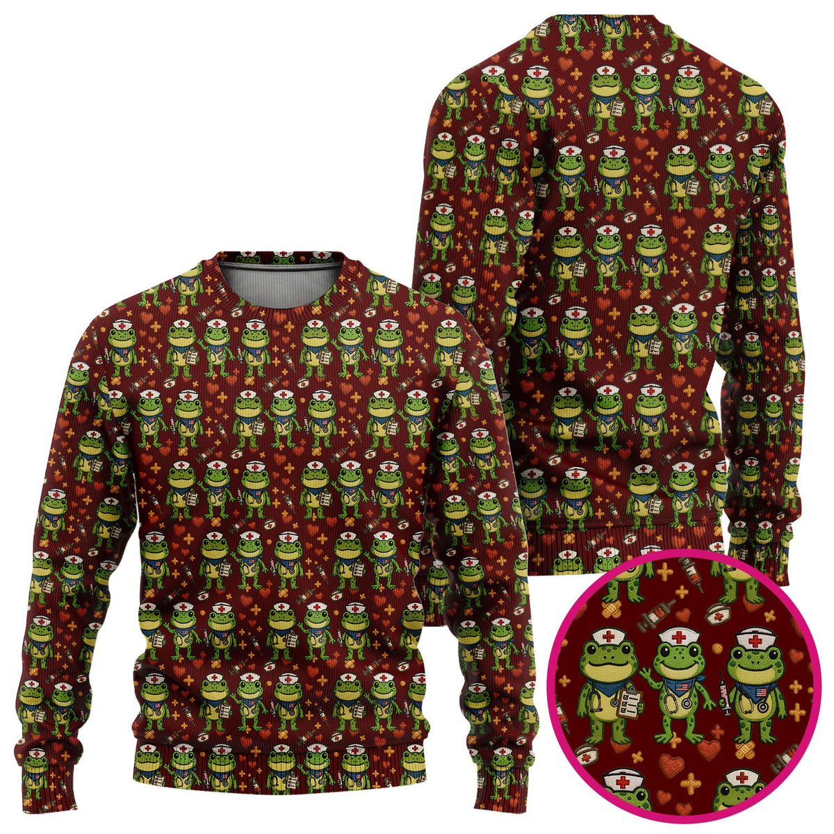 Frog Ugly Christmas Sweater