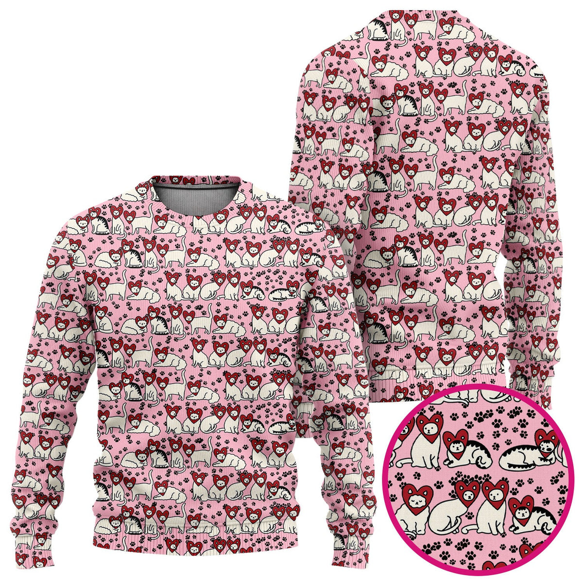 Cat Heart Nurse Scrub Set