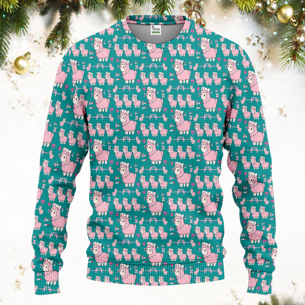 Llama Ain't Got Time For Your Drama Nurse Scrub Set