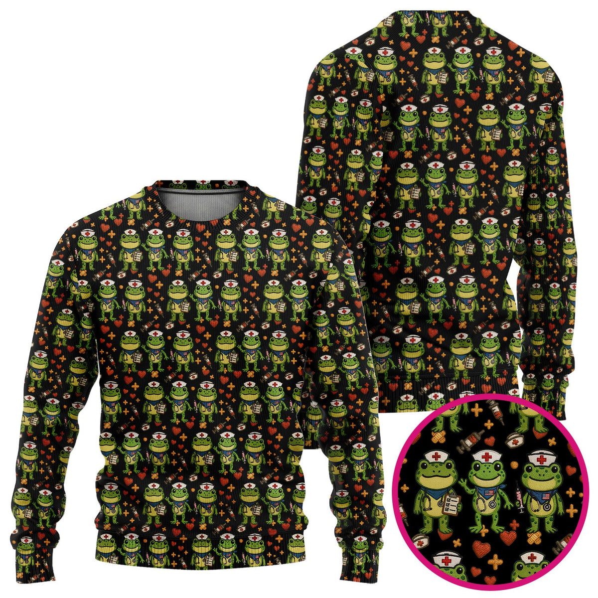 Frog Ugly Christmas Sweater