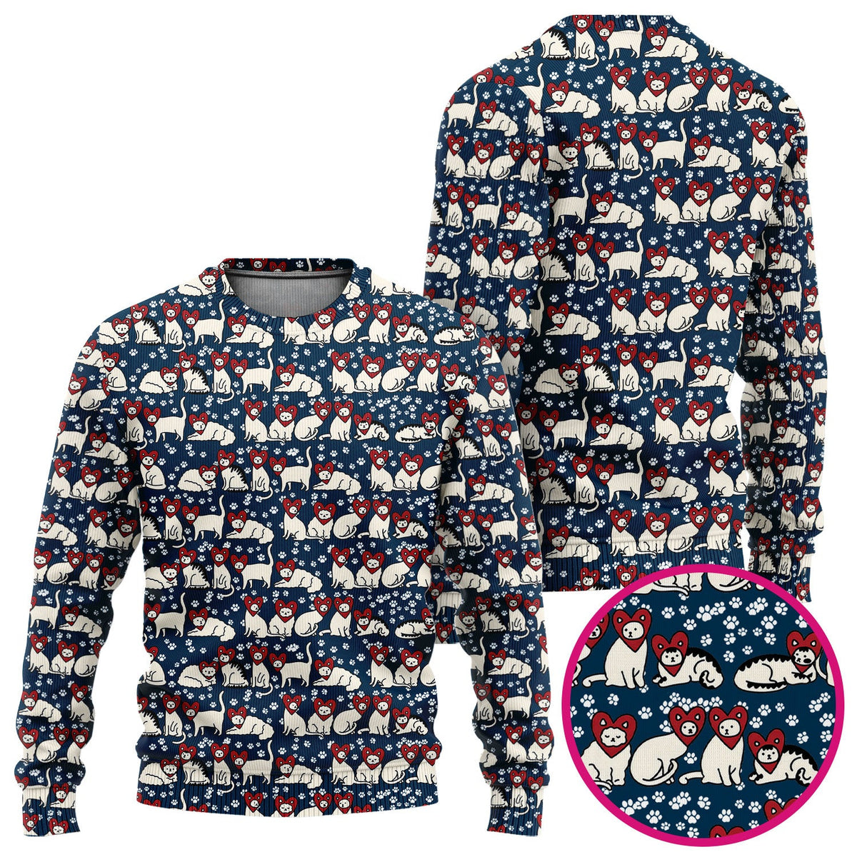 Cat Heart Nurse Scrub Set