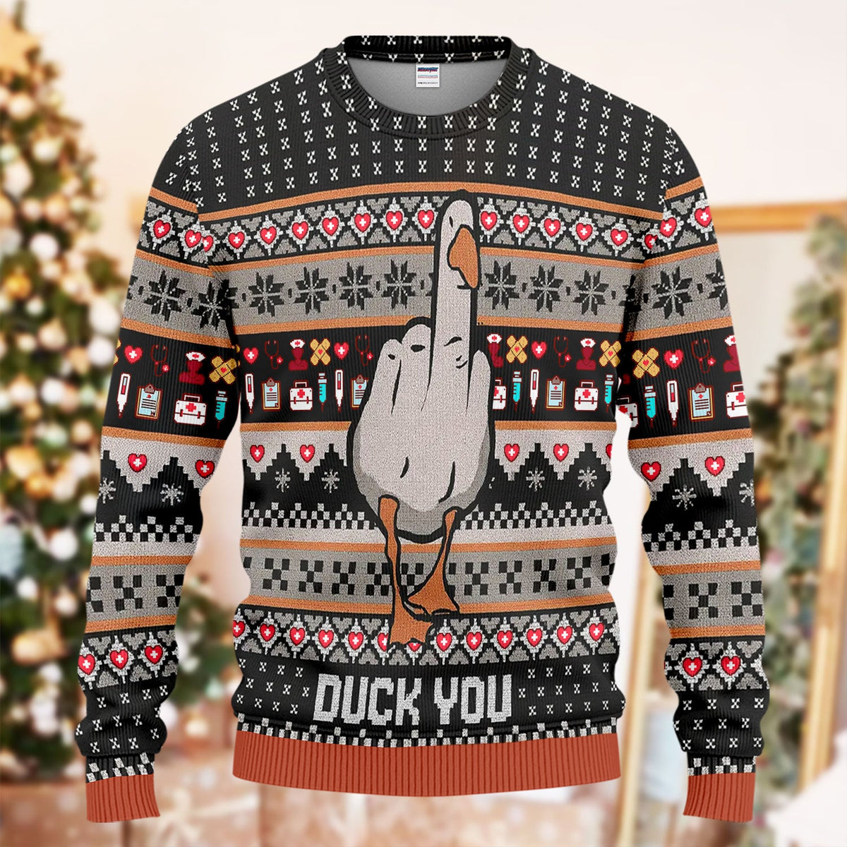 Duck Ugly Christmas Sweater