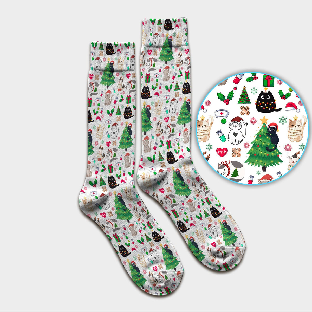 Christmas Pet Nurse Socks