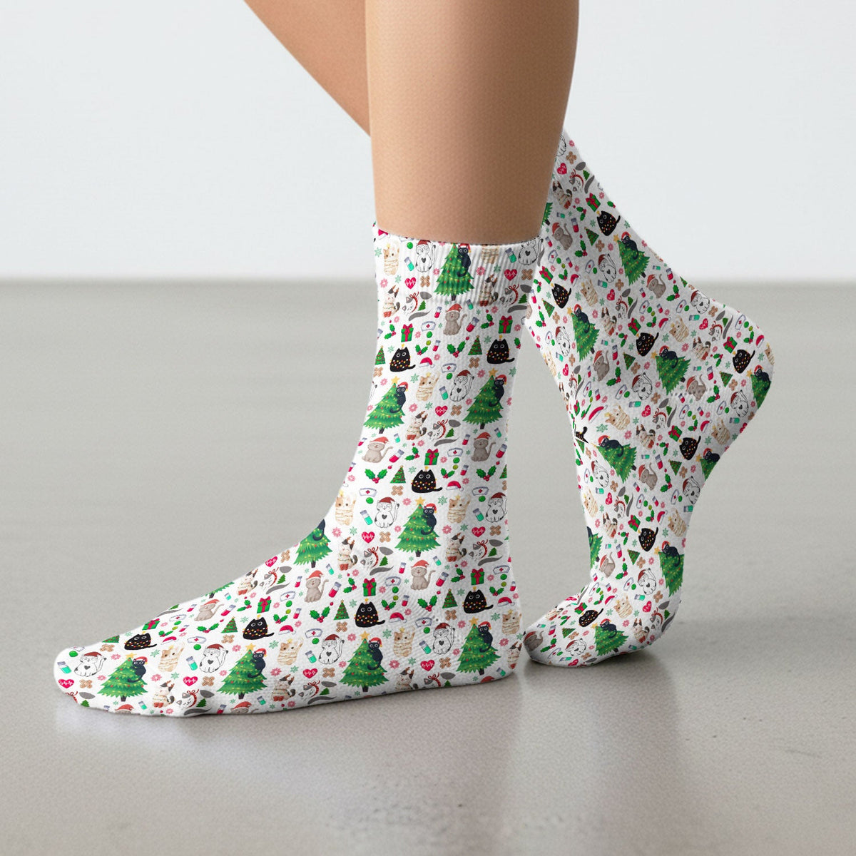 Christmas Pet Nurse Socks