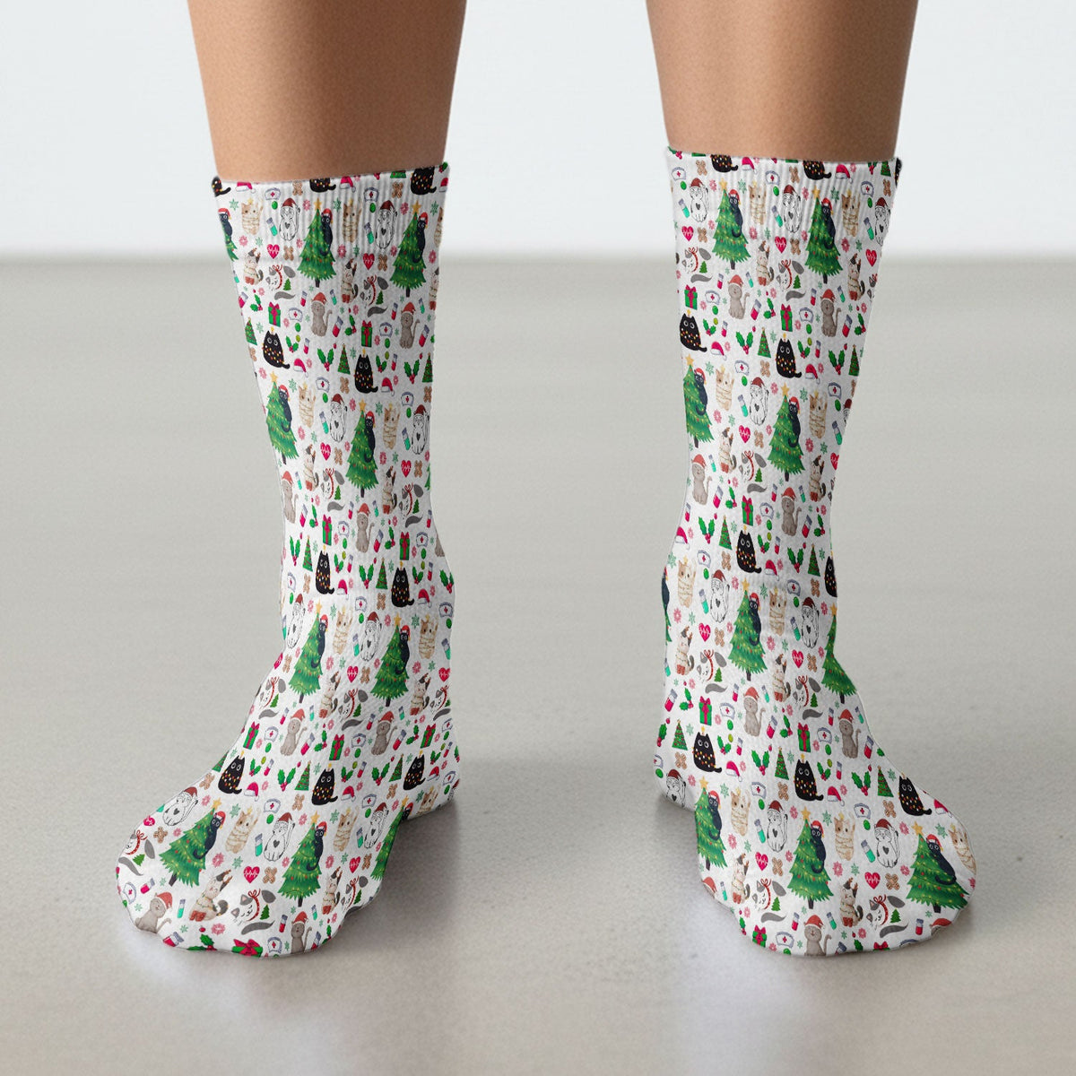 Christmas Pet Nurse Socks