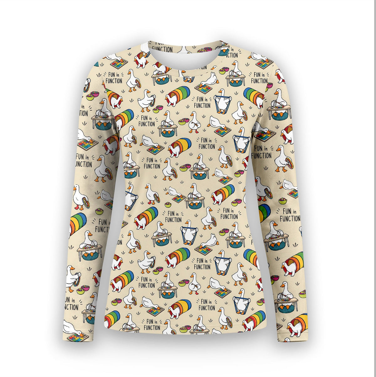 Fun In Function Occupational Therapy Duck Underscrub Top