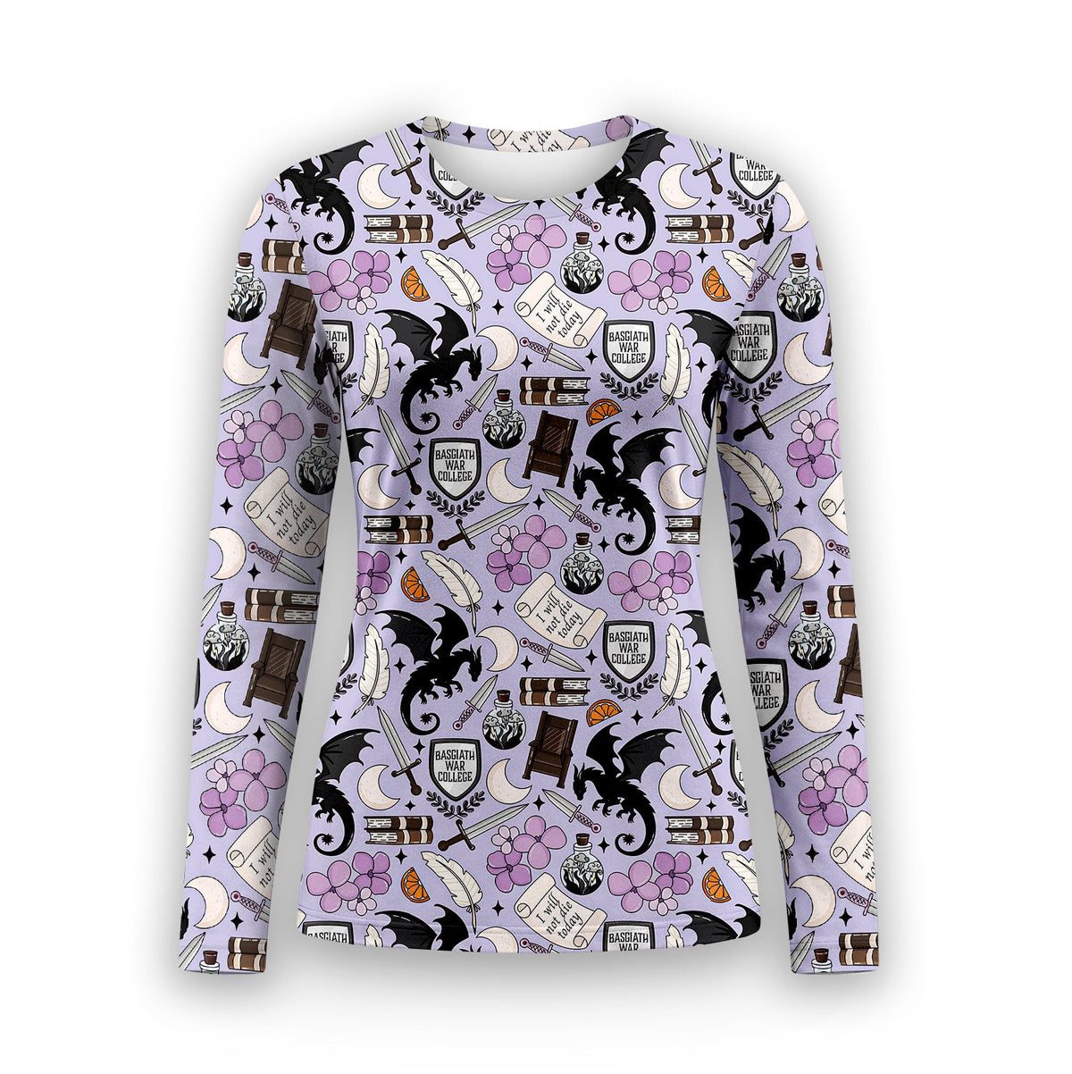 Spooky Gothic Dragon Underscrub Top