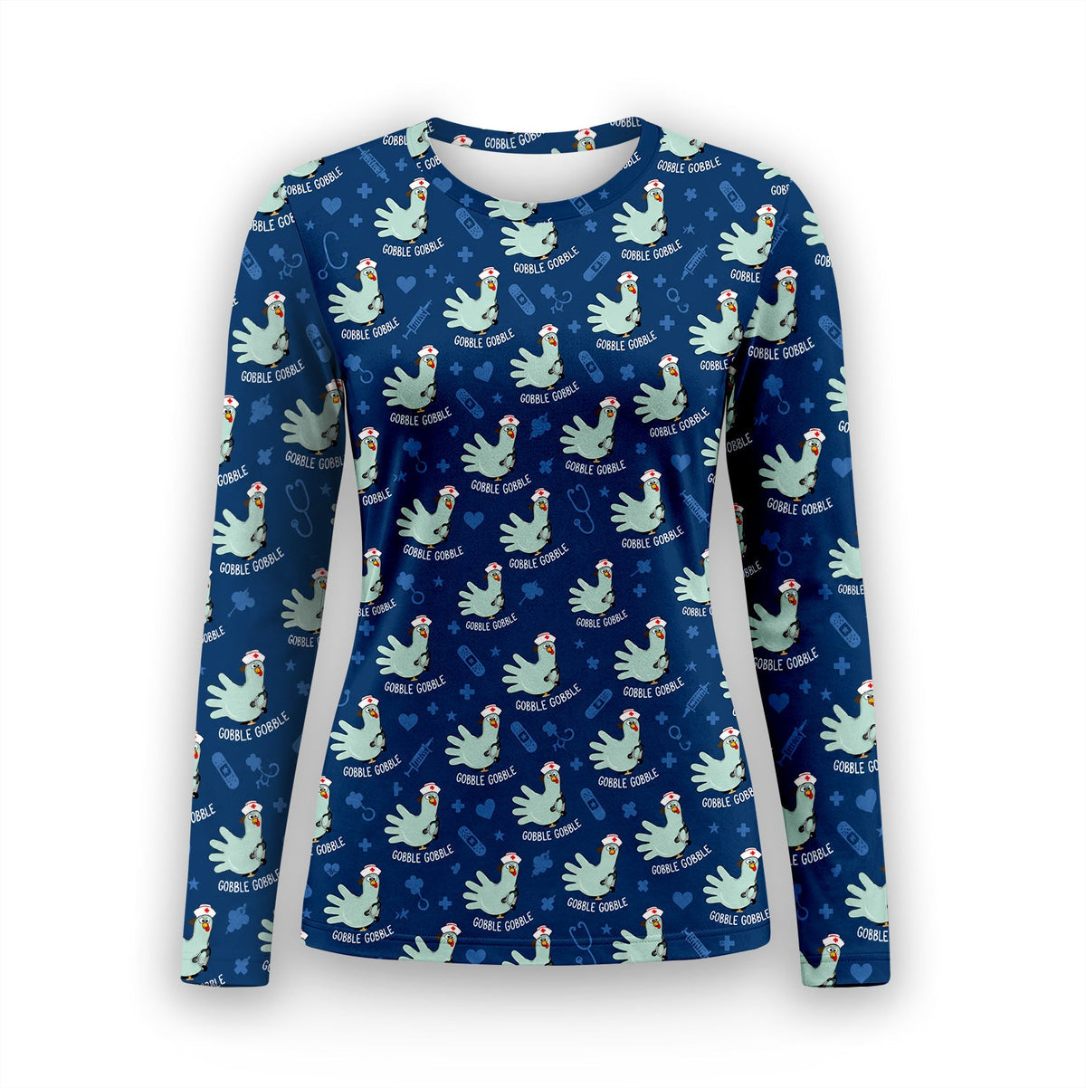 Gobble Gobble Turkey Underscrub Top
