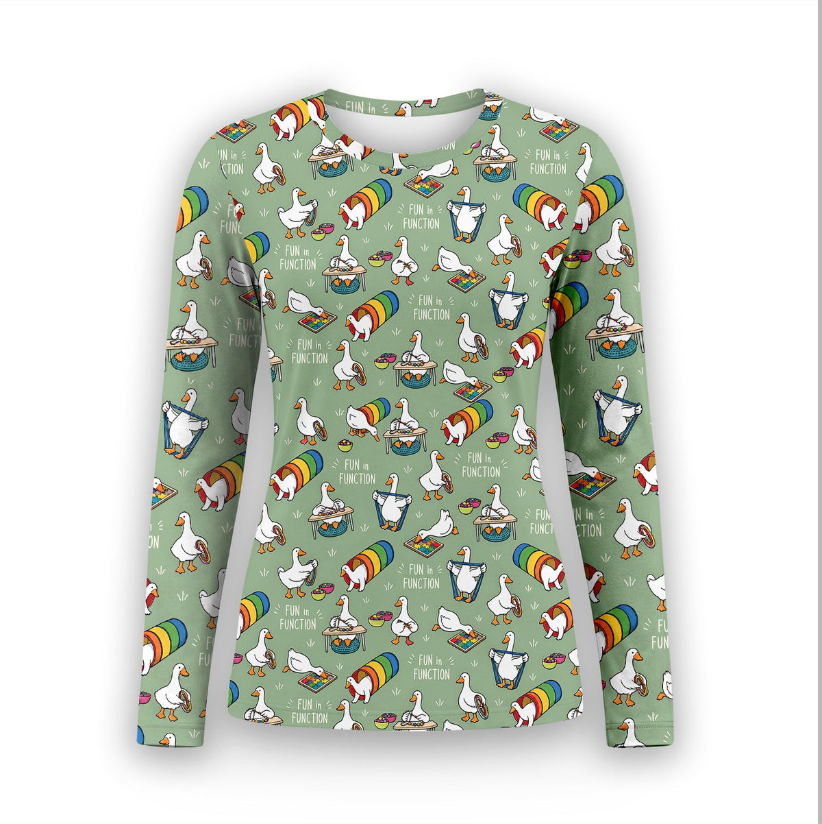 Fun In Function Occupational Therapy Duck Underscrub Top