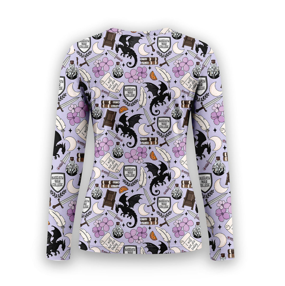 Spooky Gothic Dragon Underscrub Top