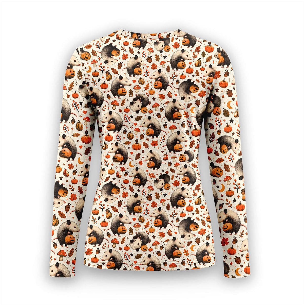 Opossum Pumpkin Patch Underscrub Top - Halloween Gift For Nurse