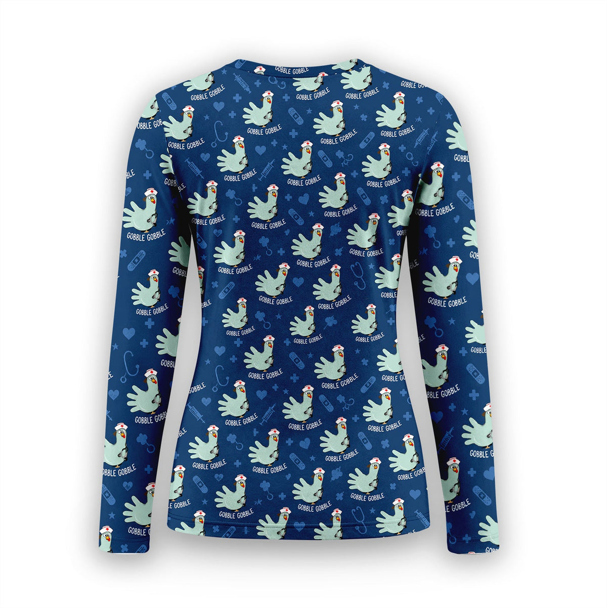 Gobble Gobble Turkey Underscrub Top