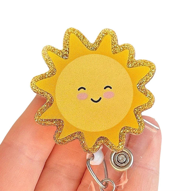 Glitter Sunshine Badge Reel