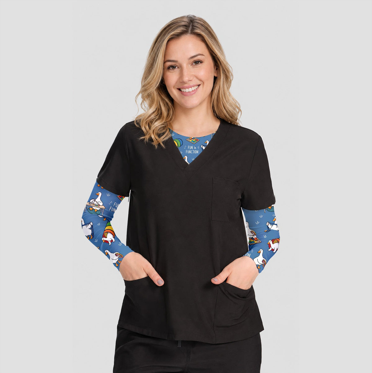 Fun In Function Occupational Therapy Duck Underscrub Top