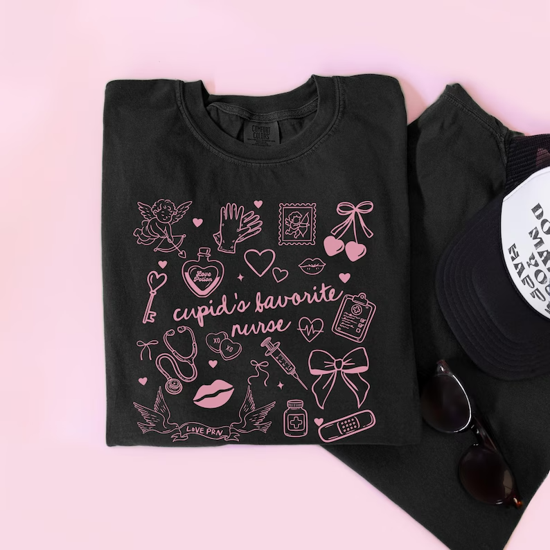 Cupid Is Favorite Valentine Nurse Shirt