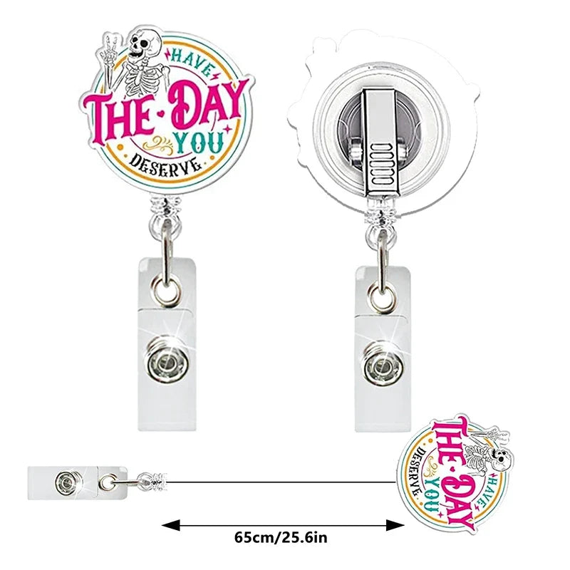 Medical Elements Nurse Badge Reel