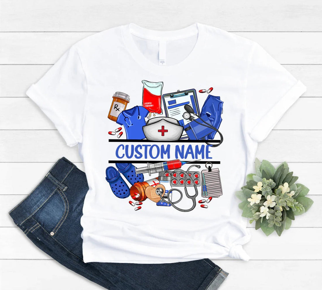 Personalized Medical Tools Nurse Shirt