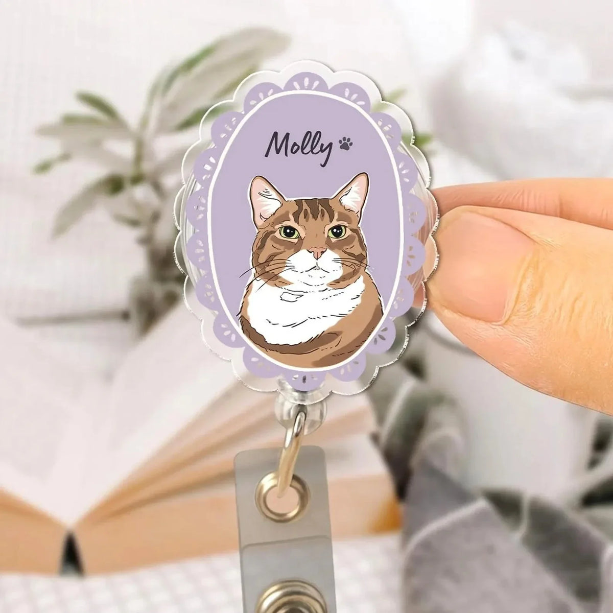 Personalized Pet Photos Badge Reel